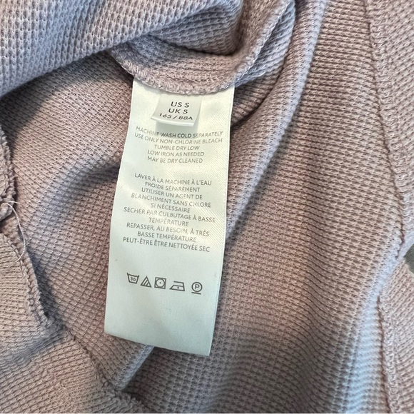 Free People We the Free Tasha Long Sleeve Thermal Top in Daytime Fireworks Small - Picture 13 of 14